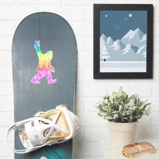 ピースラブビッグフット シール (スノーボード)