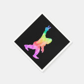 ピースラブビッグフット スタンダードカクテルナプキン (角)