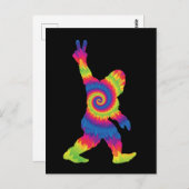 ピースラブビッグフット – ビッグフット愛好家 ポストカード (正面/裏面)