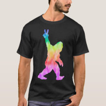 ピースラブビッグフットTシャツ