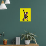 ピースラブビッグフートヒッピーおもしろいビッグフート恋人 ポスター<br><div class="desc">良い陰謀説を愛するすべてのサスカッチ信者と都市伝説ファンのための完璧なシャツ。</div>