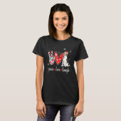 ピースラブビーグルドッグ Tシャツ (正面フル)