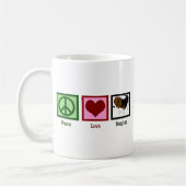 ピースラブビーグル コーヒーマグカップ (左)