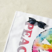 ピースラブビーチ ビーチタオル (インサイチュ)