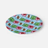 ピースラブビーバー ペーパープレート (アングル)