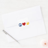 ピースラブビール スクエアシール (封筒)