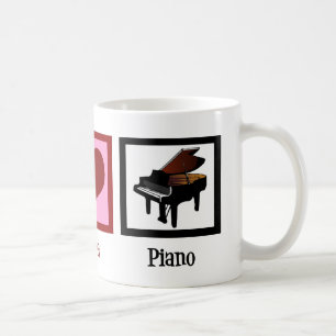 ピースラブピアノ コーヒーマグカップ