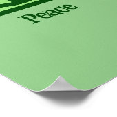 ピースラブピザ ポスター (角)