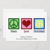 ピースラブピックボールかわいいカスタマイズ シーズンカード (正面/裏面)