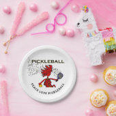 ピースラブピックボール紙プレート ペーパープレート (パーティー)