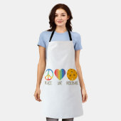 ピースラブピックボール エプロン (着用した状態)