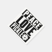 ピースラブピックボール スタンダードカクテルナプキン (角)