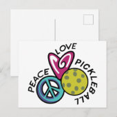 ピースラブピックルボール ポストカード (正面/裏面)