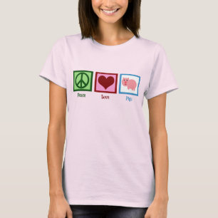 ピースラブピッグズ Tシャツ