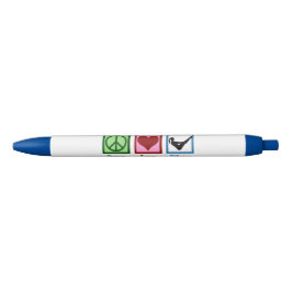 ピースラブピラツカワイトカスタムマーケティング 青ボールペン