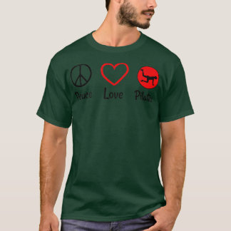 ピースラブピラティス愛I愛ピラティス2 Tシャツ