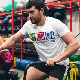 ピースラブフィジカルセラピーメンズ Tシャツ