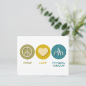 ピースラブフィジカルセラピー ポストカード (スタンド正面)