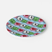 ピースラブフィールドホッケー ペーパープレート (アングル)