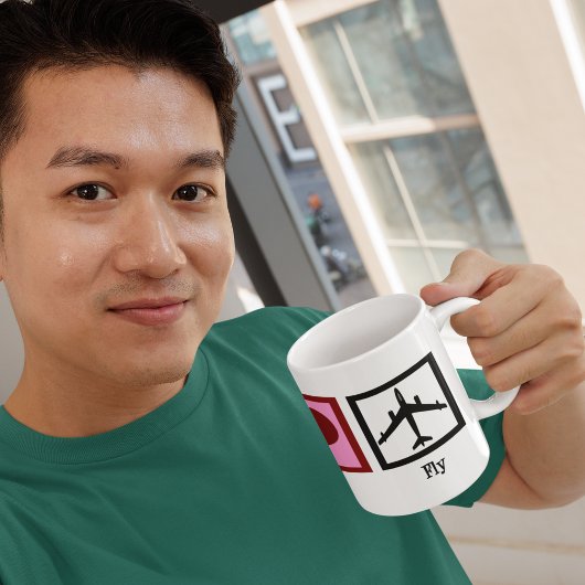 ピースラブフライ コーヒーマグカップ