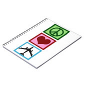 ピースラブフライ ノートブック (左側)