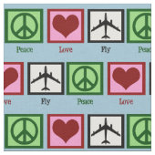 ピースラブフライ ファブリック (クローズアップ)