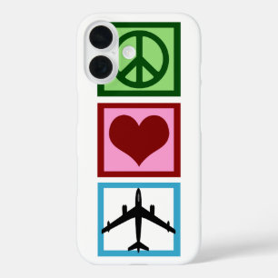 ピースラブフライ iPhone 16ケース