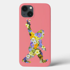 ピースラブフローラビッグフット iPhone 13ケース