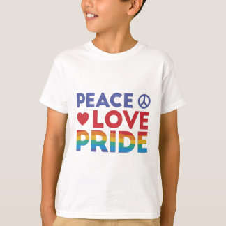 ピースラブプライドデザイン Tシャツ