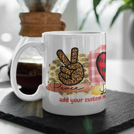 ピースラブプードルペットドッグブリードラバー犬のオーナー コーヒーマグカップ