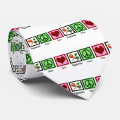 ピースラブベジタリアン ネクタイ (ロール)