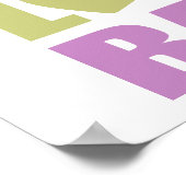 ピースラブベーク ポスター (角)