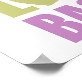 ピースラブベーグル ポスター (角)