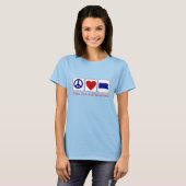 ピースラブペンシルバニア Tシャツ (正面フル)