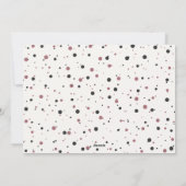 ピースラブホープブラックフォトクリスマスホリデーカード シーズンカード (裏面)