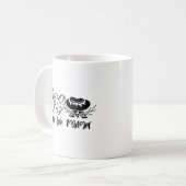 ピースラブマンガークリスマス コーヒーマグカップ (正面左)
