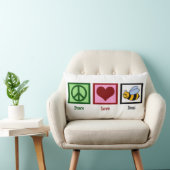 ピースラブミツバチ ランバークッション (椅子)