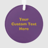 ピースラブミュージックカスタムオーナメント オーナメント (裏面)