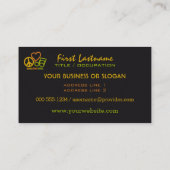 ピースラブミュージックカスタム名刺 名刺 (裏面)