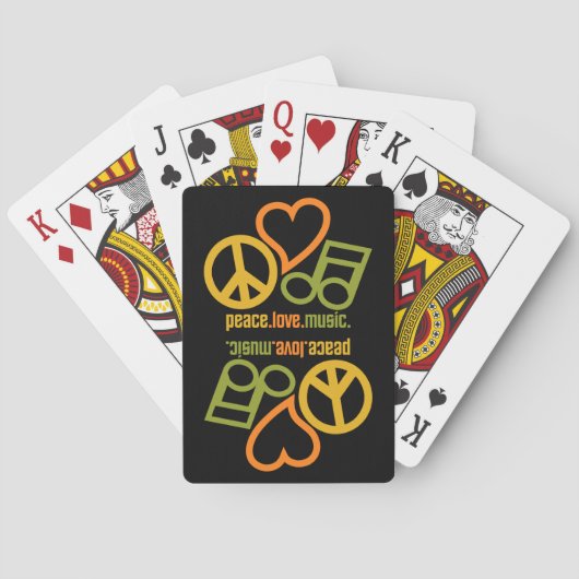 ピースラブミュージック遊のカード トランプ (裏面)