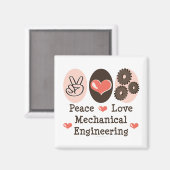 ピースラブメカニカルエンジニアリング磁石 マグネット (正面/裏面)