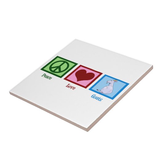 ピースラブヤギ タイル (側面)