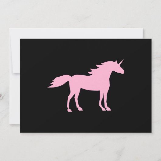 ピースラブユニコーンズガールズ誕生日招待状 招待状 (裏面)