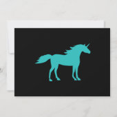 ピースラブユニコーンズガールズ誕生日招待状 招待状 (裏面)