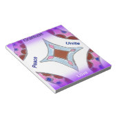 ピースラブユニティhakuna matata .png ノートパッド (アングル)