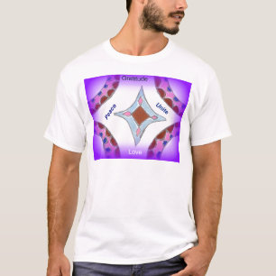 ピースラブユニティhakuna matata .png tシャツ