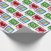 ピースラブユーフォニアムクリスマス ラッピングペーパー (角)