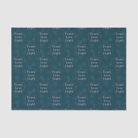 ピースラブライトドリデルスタースノーフレーク 薄葉紙 (正面)