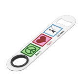 ピースラブラクロス スピード栓抜き (正面アングル)