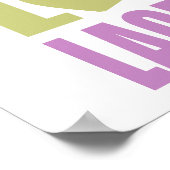 ピースラブラクロス ポスター (角)